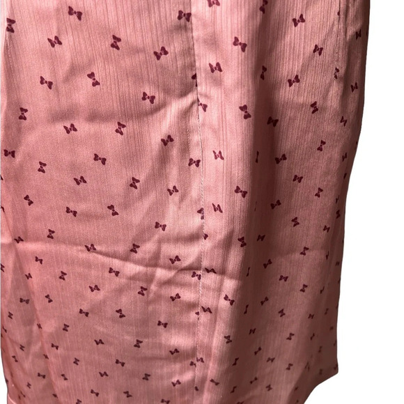 Quanta Du Soleil Bow tie Pink Dress Size 38 Medium - Picture 9 of 9